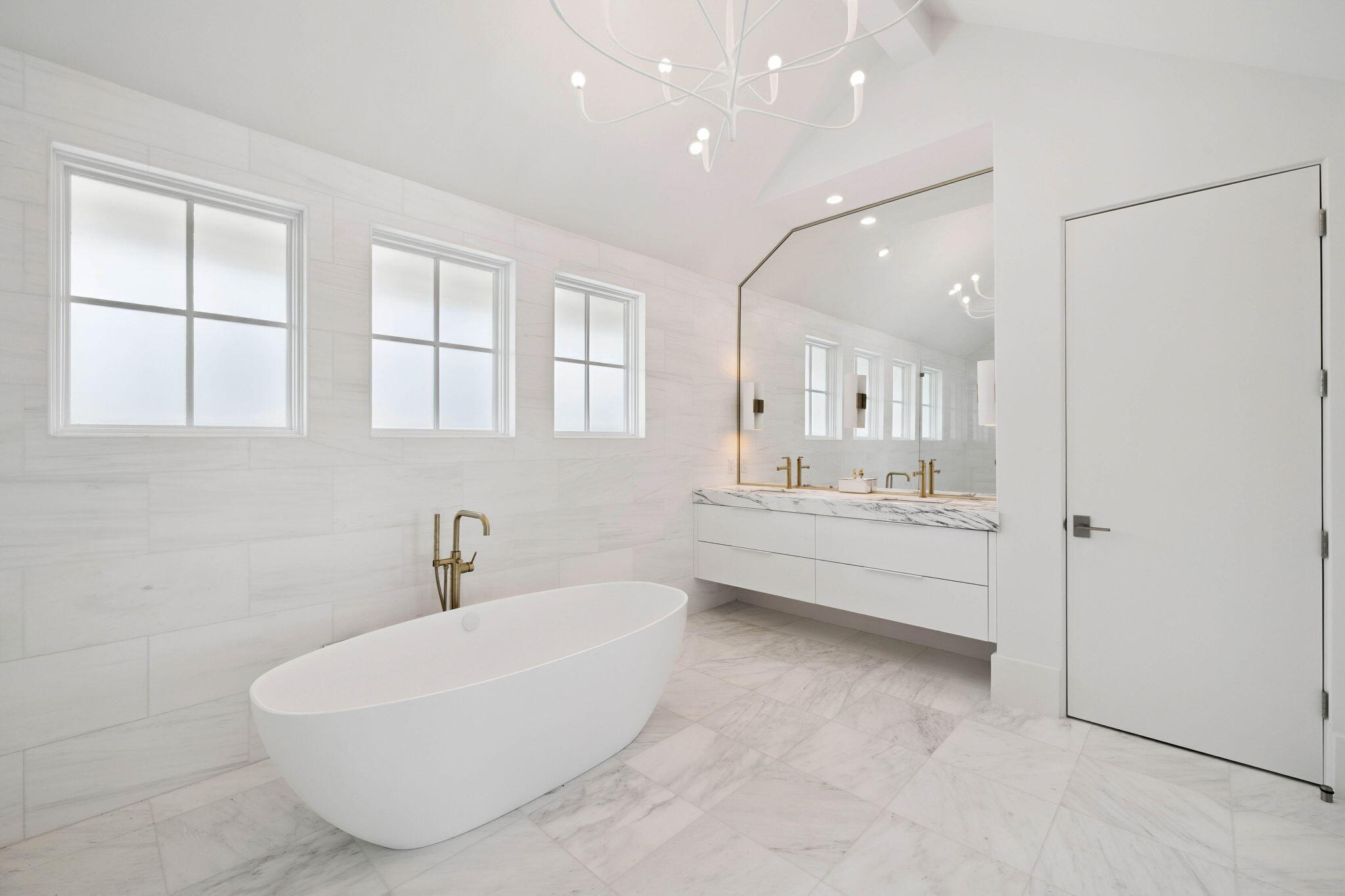 68 Perrin Santa Rosa Beach, FL 32459 - Photo 22 of 105 a bathroom with a double vanity sink mirror and bathtub