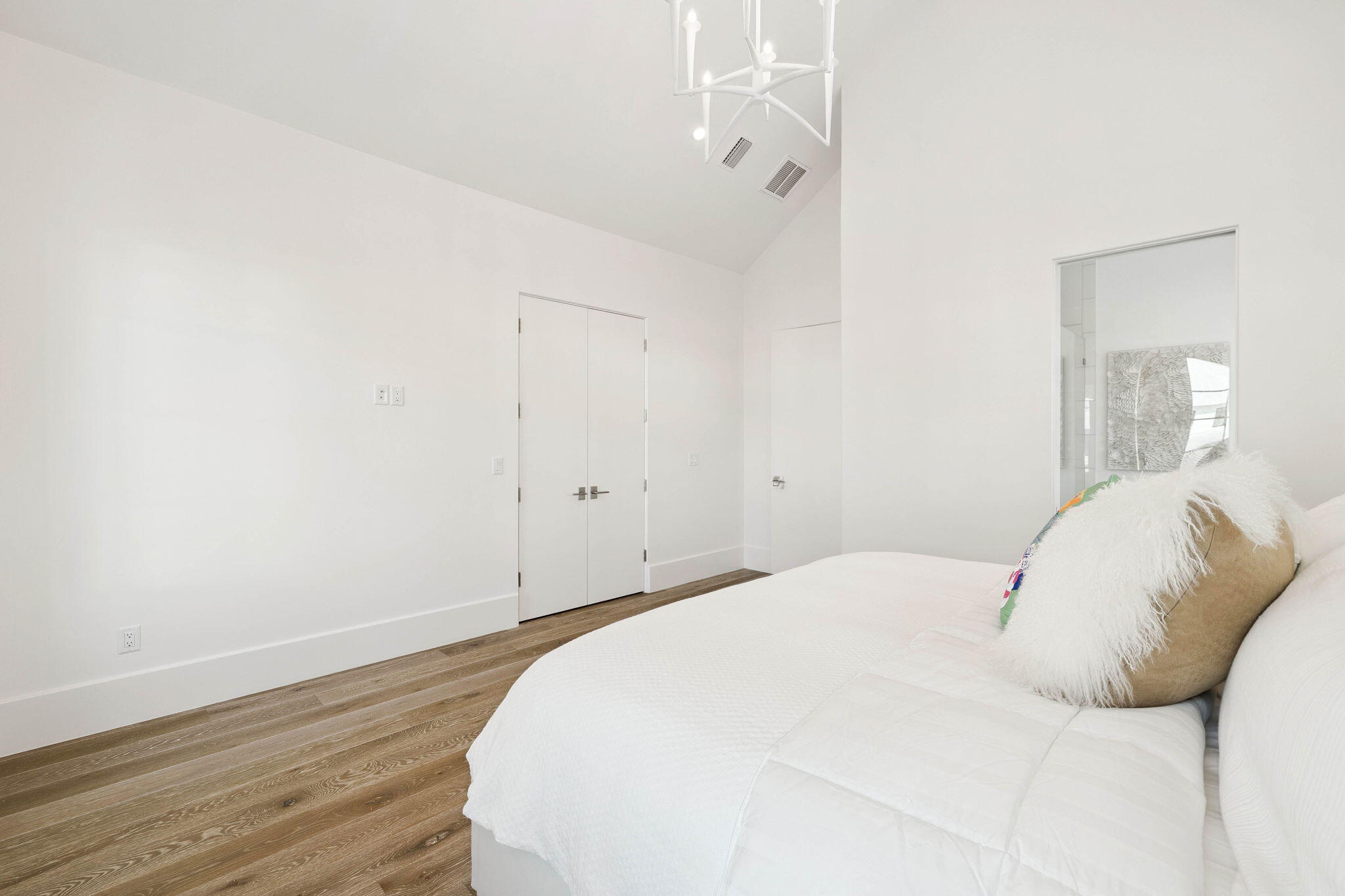 68 Perrin Santa Rosa Beach, FL 32459 - Photo 31 of 105 a bedroom with a bed and wooden floor