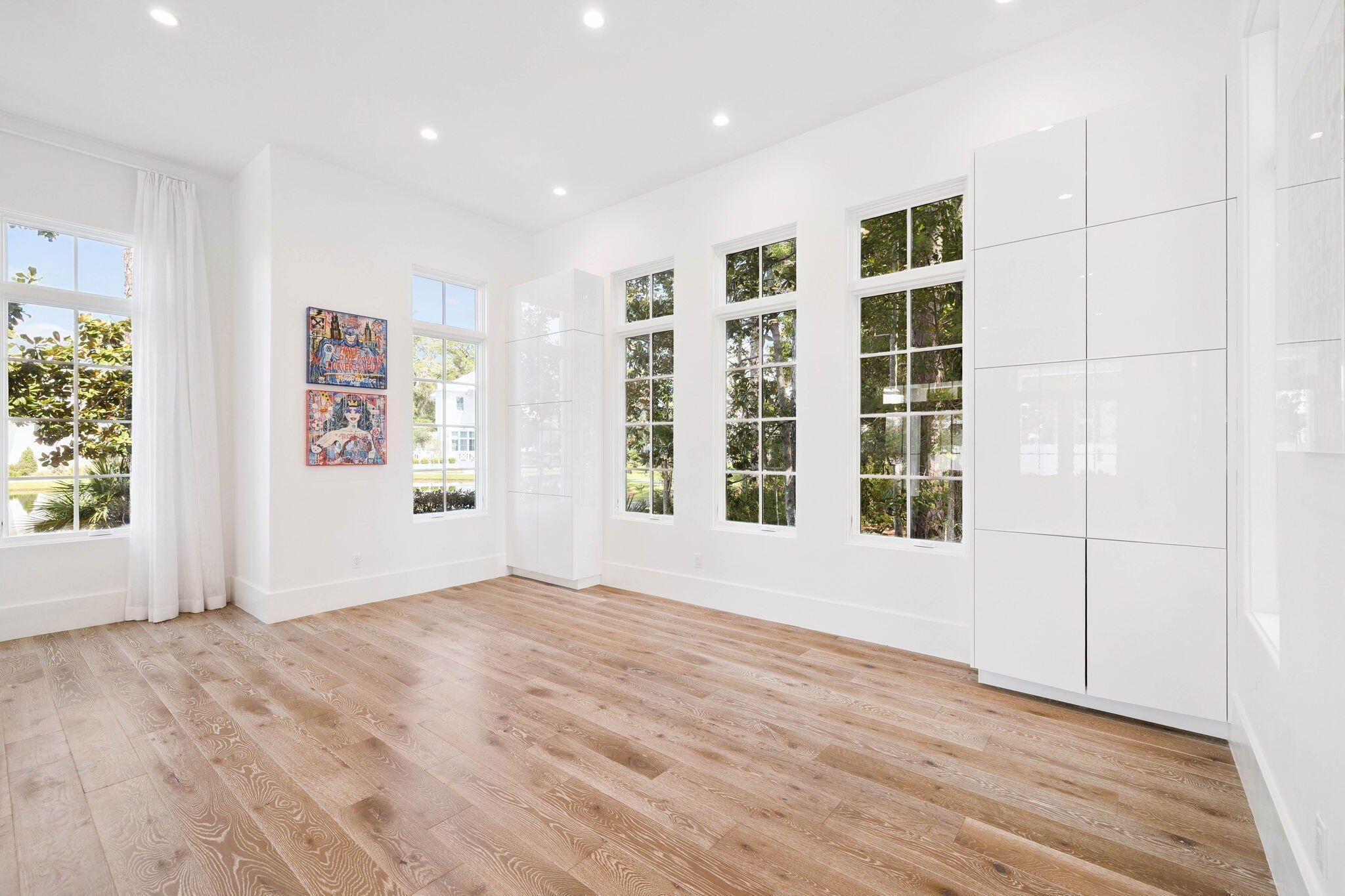 68 Perrin Santa Rosa Beach, FL 32459 - Photo 71 of 105 a view of an empty room with a window and wooden floor