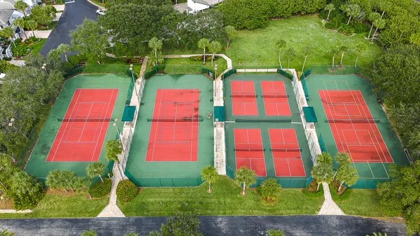 a view of swimming pool with a yard