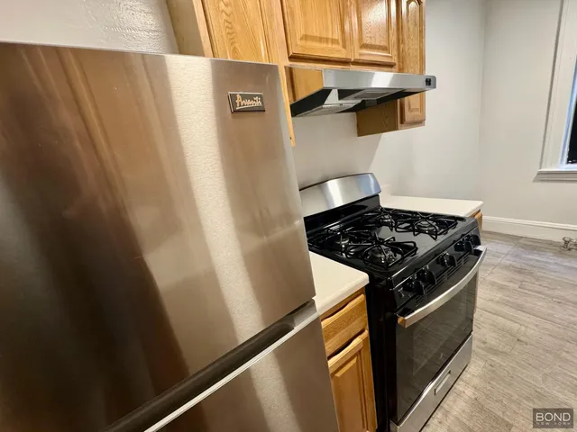 a close up of a stove top oven