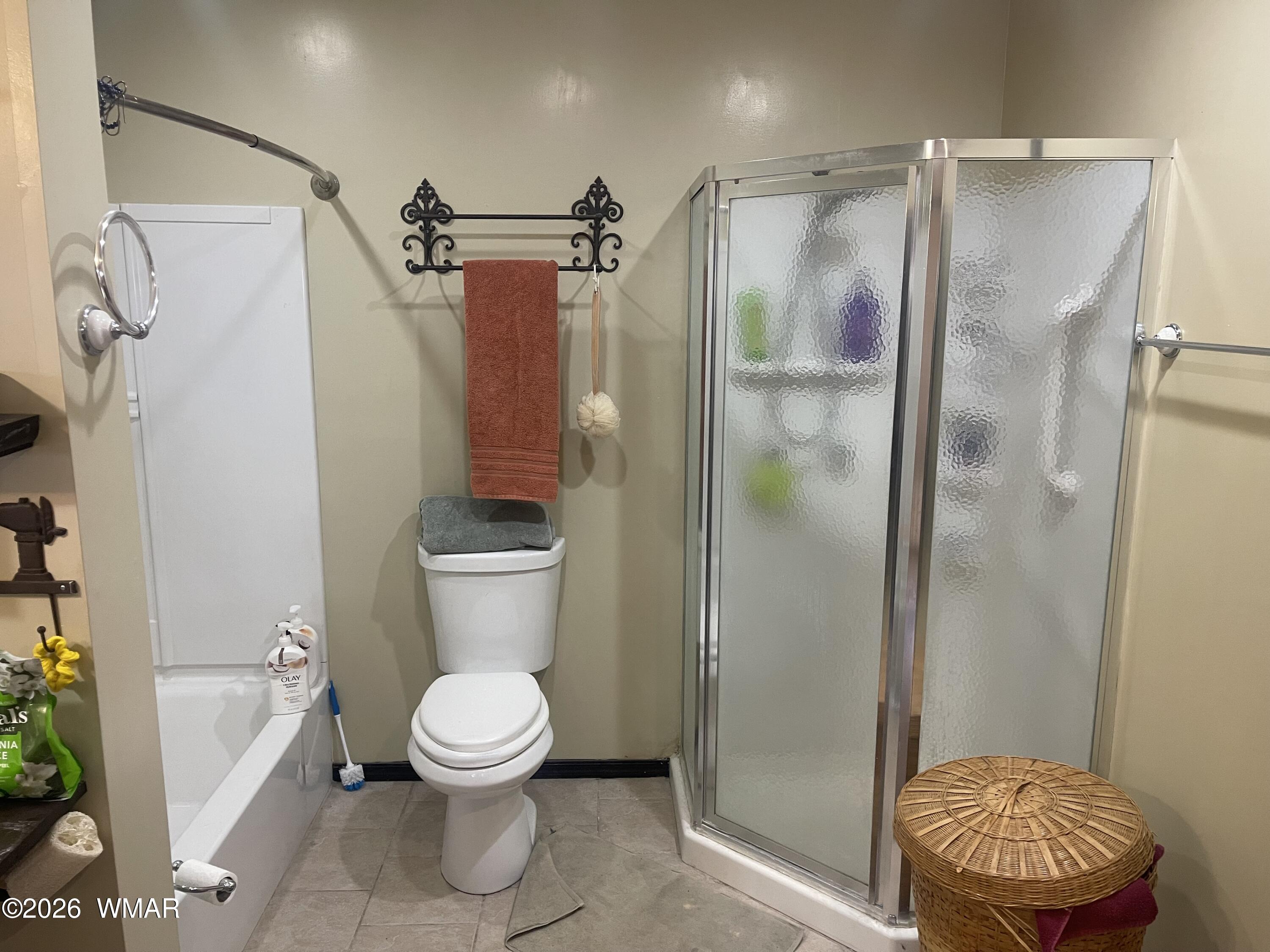 2871 Moose Trail Overgaard, AZ 85933 - Photo 19 of 25 a bathroom with a toilet and a shower