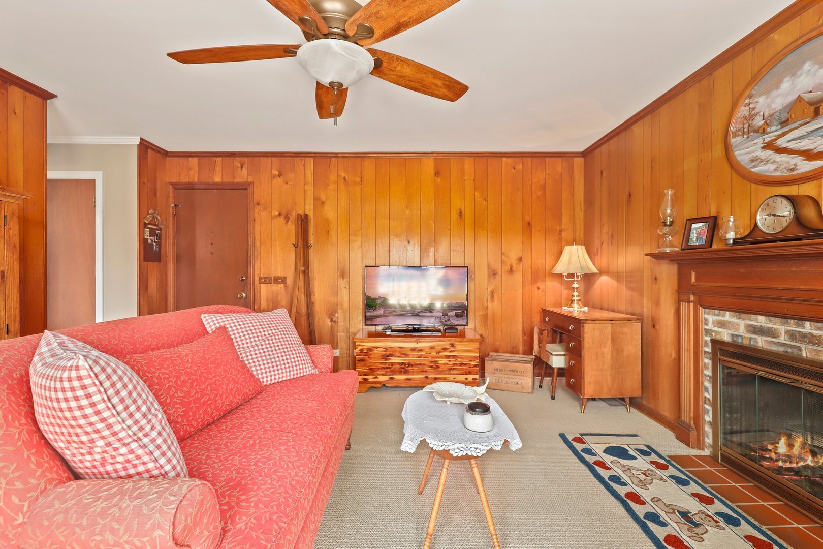 303 Roberts Road Inverness, IL 60067 - Photo 34 of 48 a bedroom with a bed and wooden floor