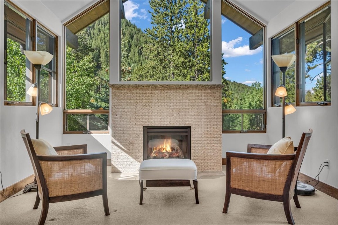 73 Last Chance Lane Dillon, CO 80435 - Photo 24 of 46 a outdoor space with patio furniture and a fireplace