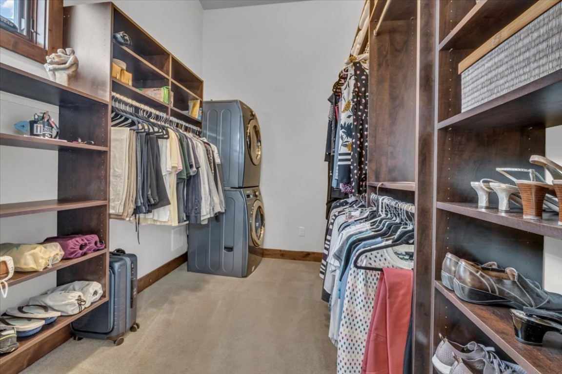 73 Last Chance Lane Dillon, CO 80435 - Photo 25 of 46 a view of walk in closet with clothes and shoes