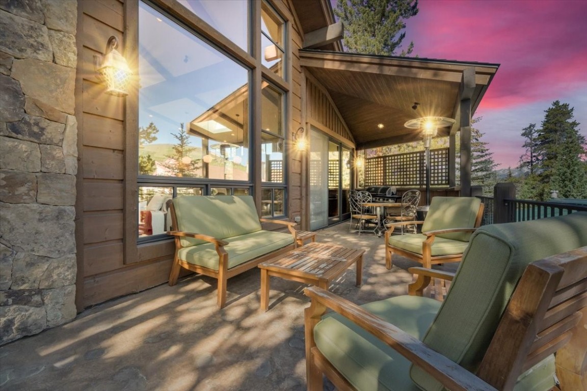73 Last Chance Lane Dillon, CO 80435 - Photo 39 of 46 a view of a chairs and table in the patio