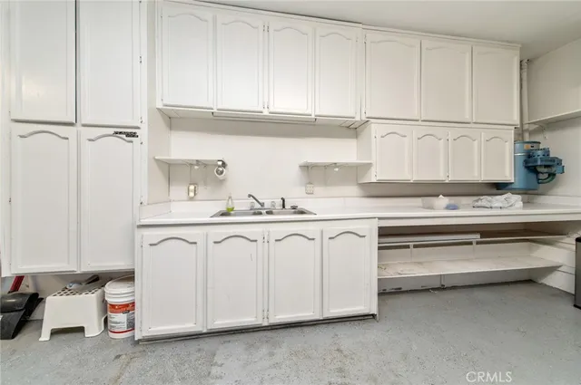 a view of balcony with wooden floor
