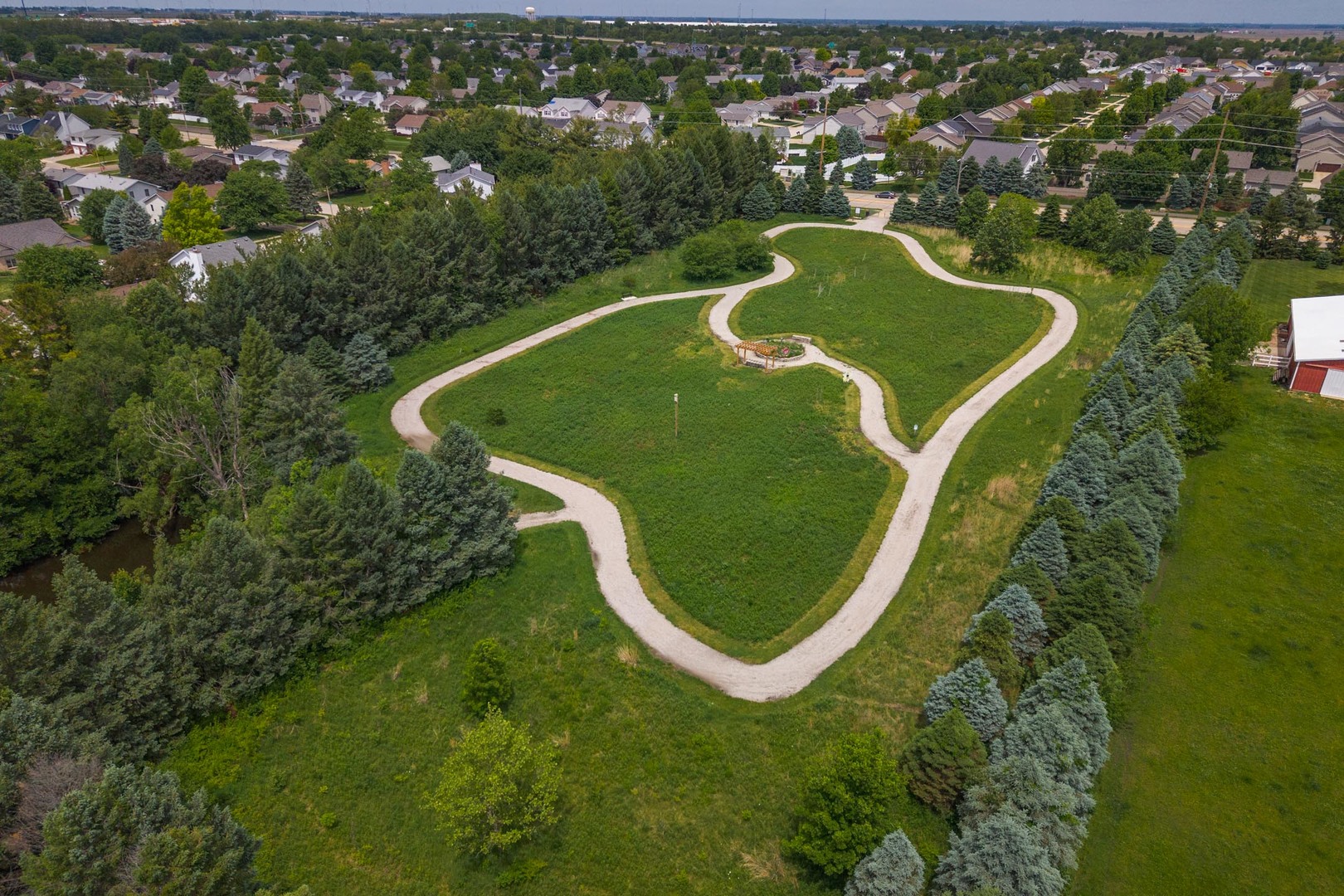 814 Landau Lane Normal, IL 61761 - Photo 9 of 58 an aerial view of a house