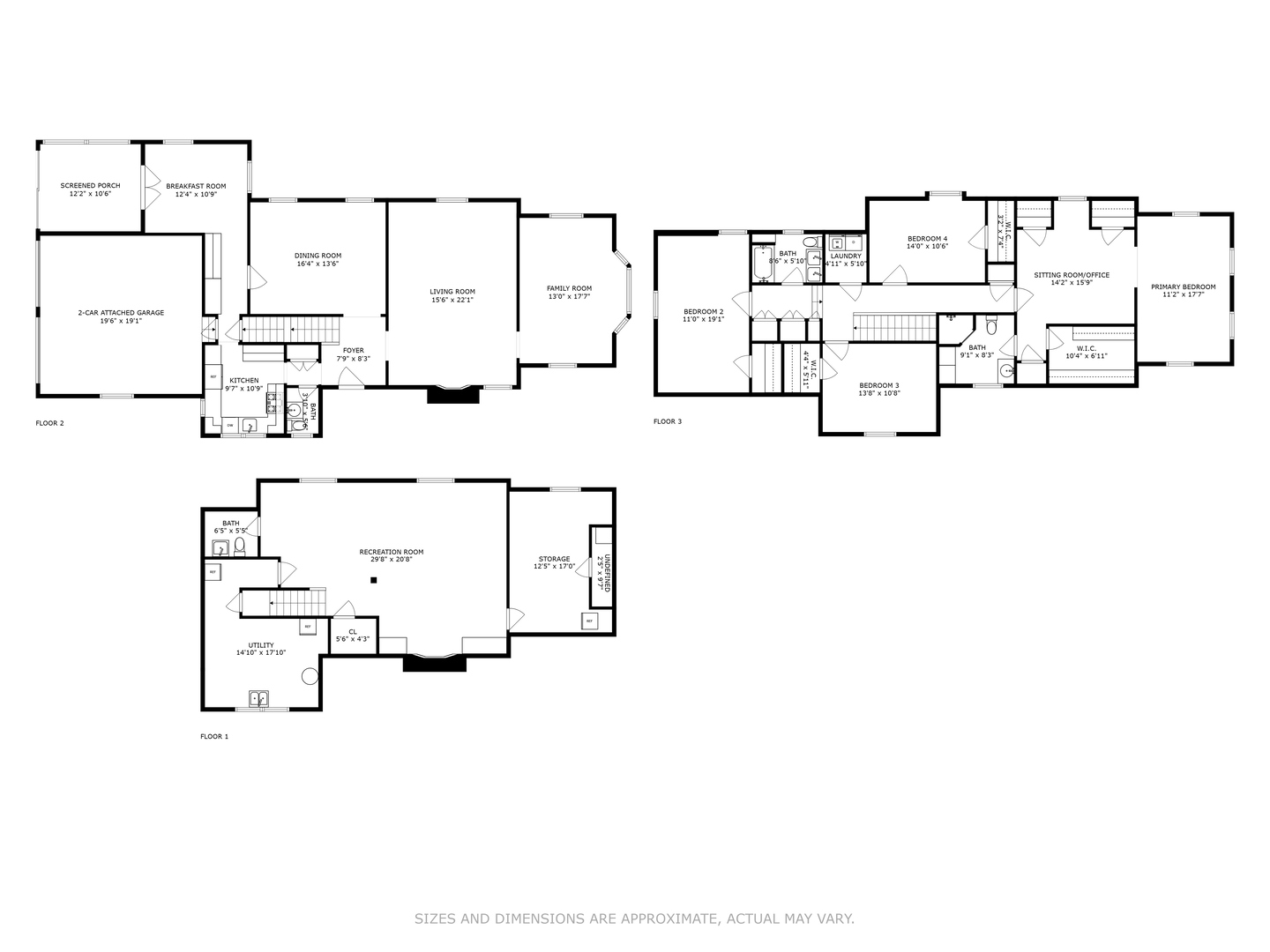 1249 Ridge Road Wilmette, IL 60091 - Photo 43 of 43 a picture of a floor plan