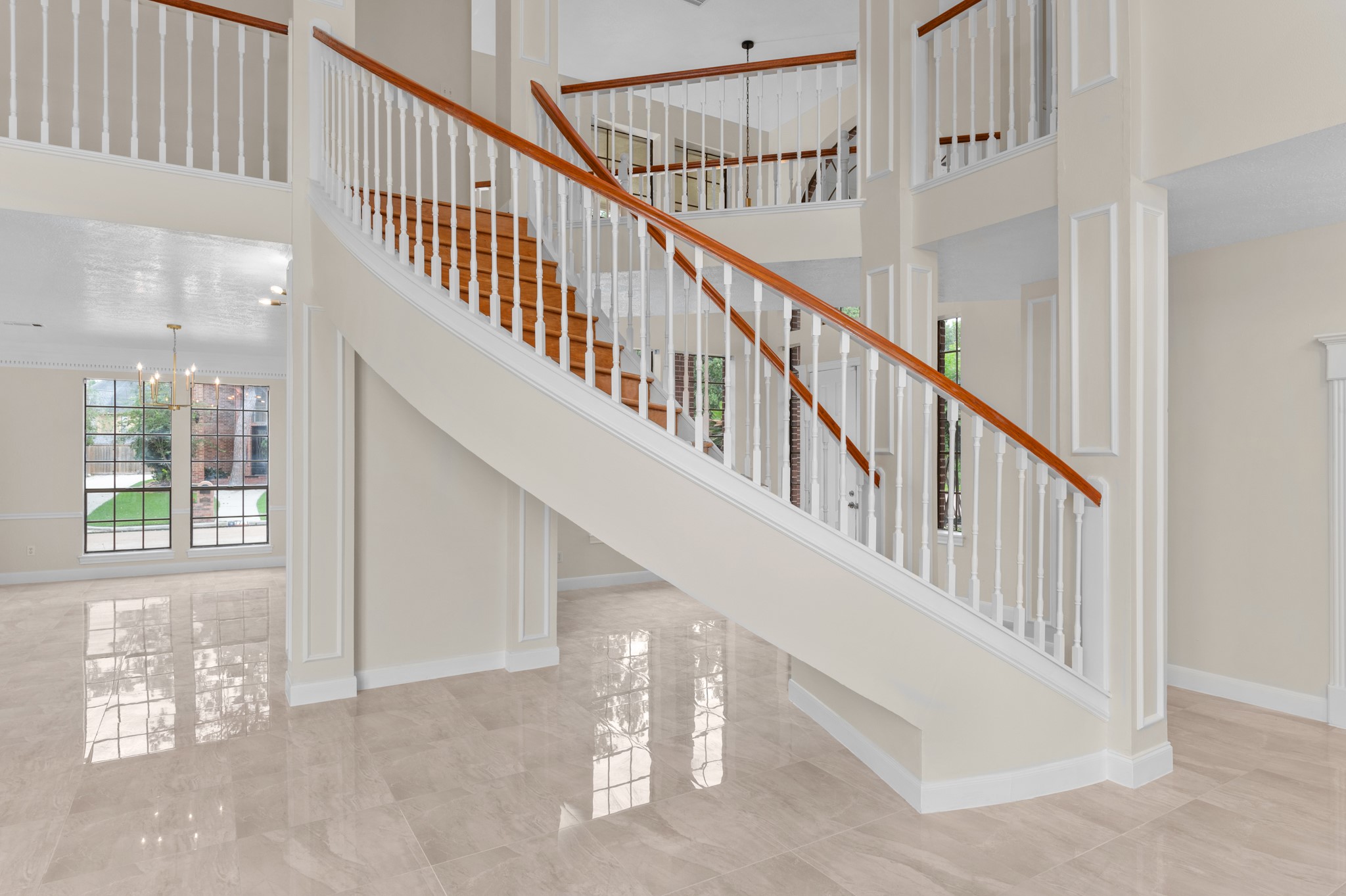 17402 Wilton Park Court Spring, TX 77379 - Photo 8 of 50 a view of entryway with wooden floor