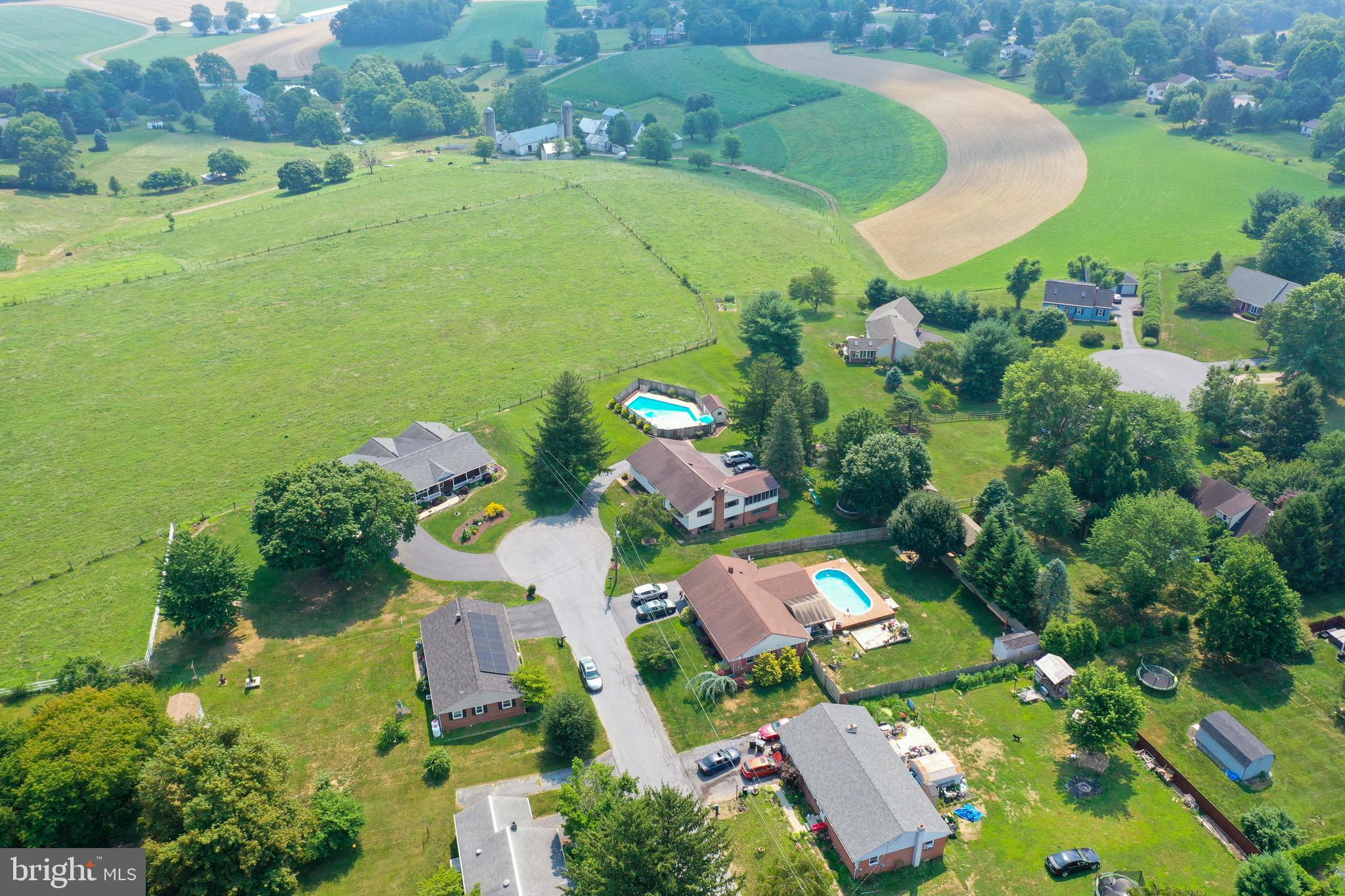 1307 Lookout Lane Lititz, PA 17543 - Photo 52 of 58 an aerial view of a houses with outdoor space and street view