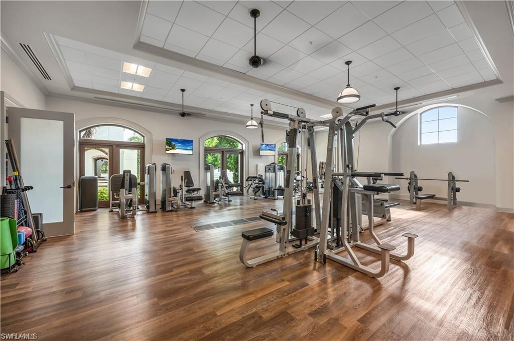 16449 Carrara Way, Unit 101 Naples, FL 34110 - Photo 31 of 35 Talis Park Clubhouse -Fitness Room.