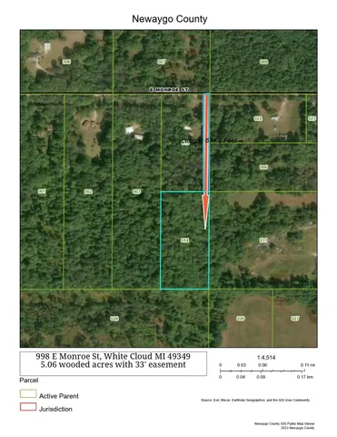 $55,000 | 998 East Monroe Street, White Cloud, MI 49349