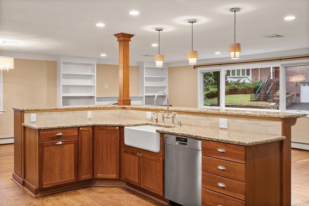 40 Helene Road Newton, MA 02468 - Photo 6 of 27 a kitchen with a sink and window