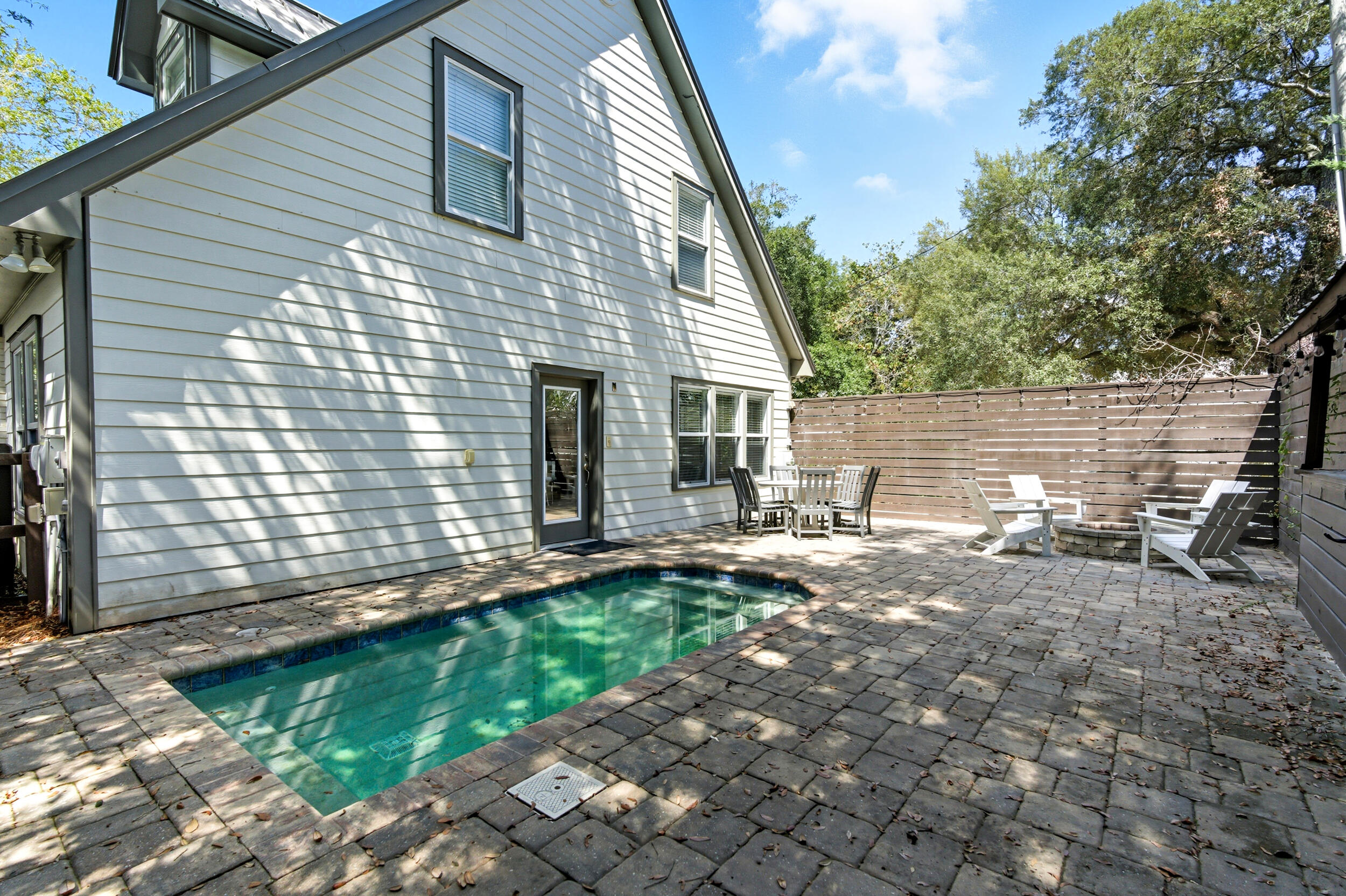 144 Hickory Street Santa Rosa Beach, FL 32459 - Photo 41 of 60 a view of backyard of house with green space