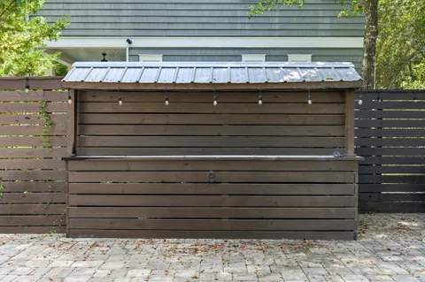 a house with trees in front of it