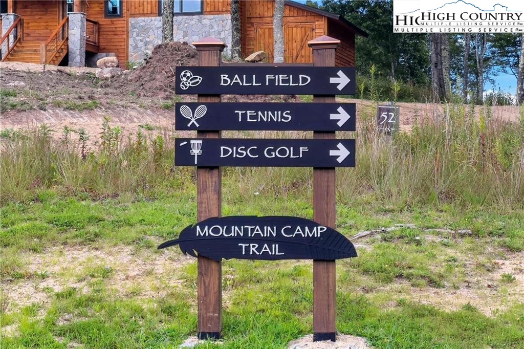 80 Lands End Trail Banner Elk, NC 28604 - Photo 21 of 31 a sign on the side of a building