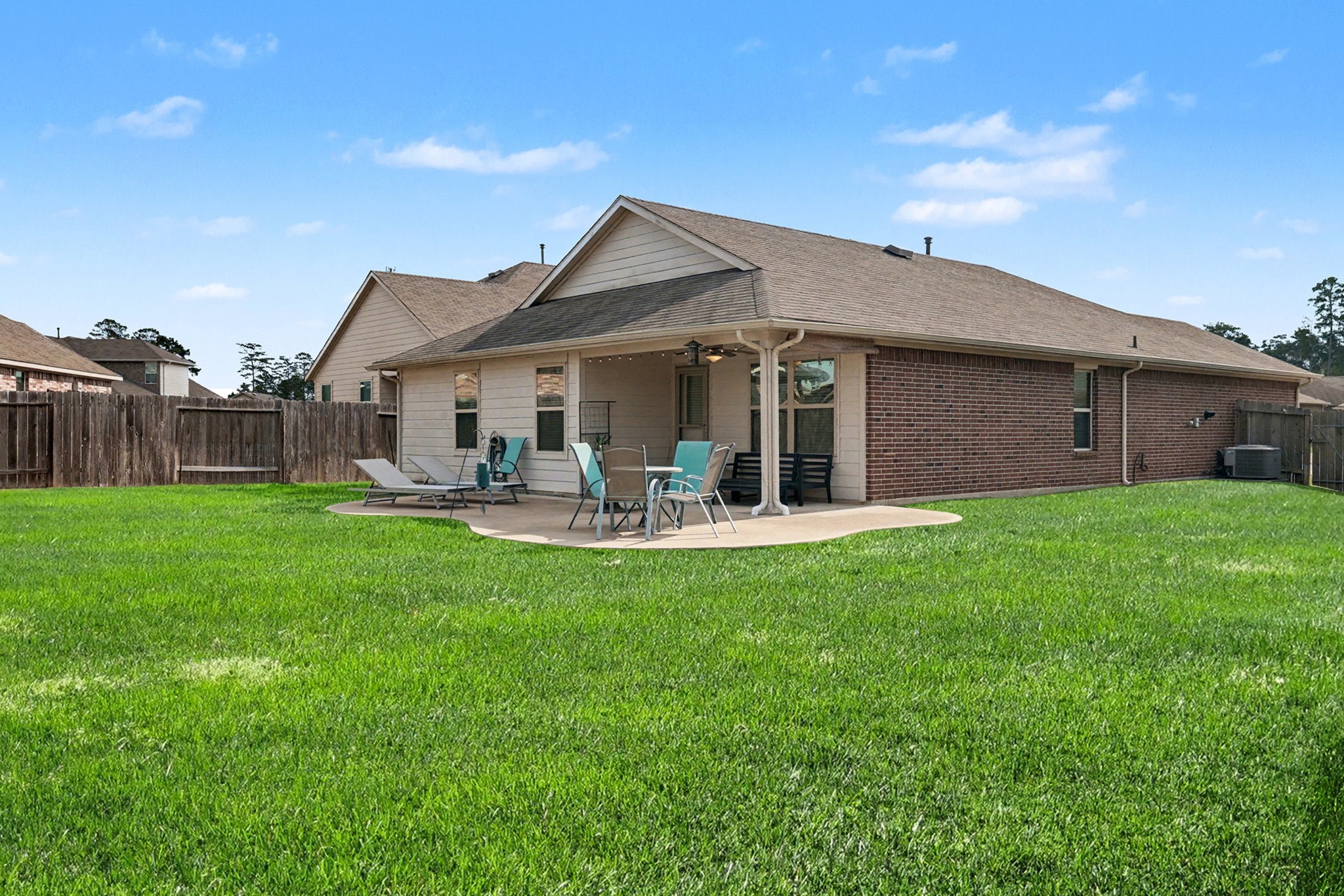 14106 Locke Point Court Conroe, TX 77384 - Photo 28 of 34 Spacious Backyard