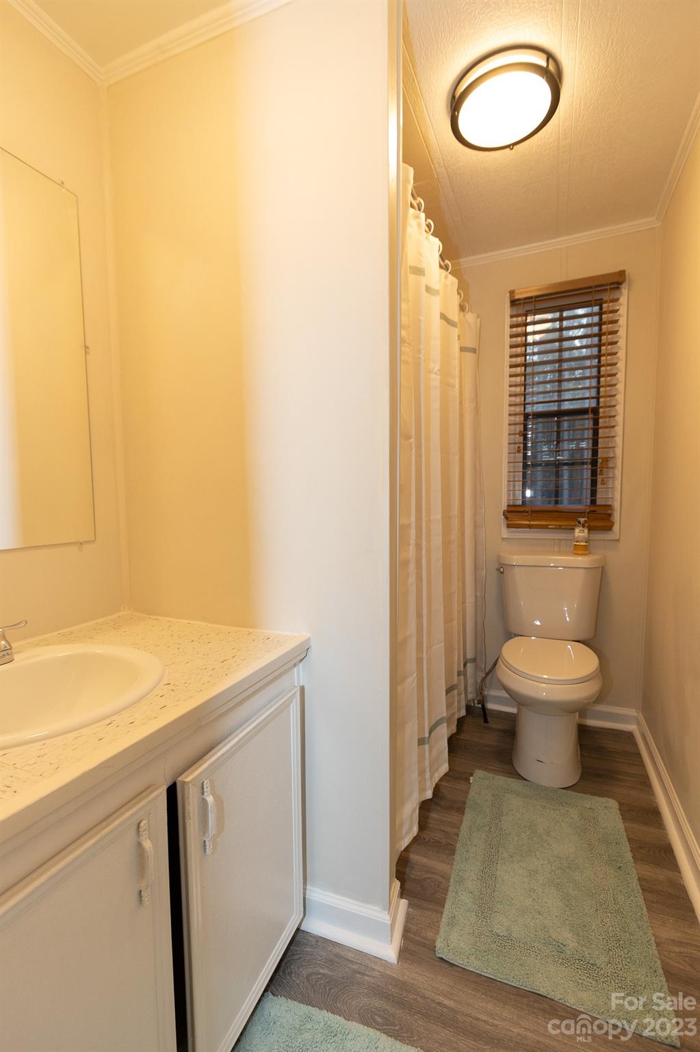 4634 Pleasant Road Heath Springs, SC 29058 - Photo 9 of 43 a bathroom with a sink a toilet and shower