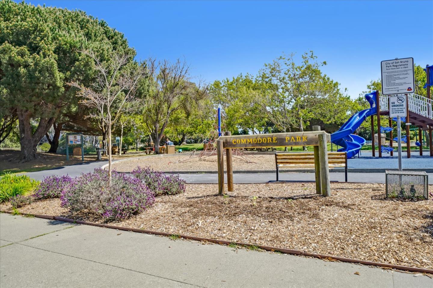 1126 Cherry Avenue, Unit 16 San Bruno, CA 94066 - Photo 28 of 32 a view of park with a bench