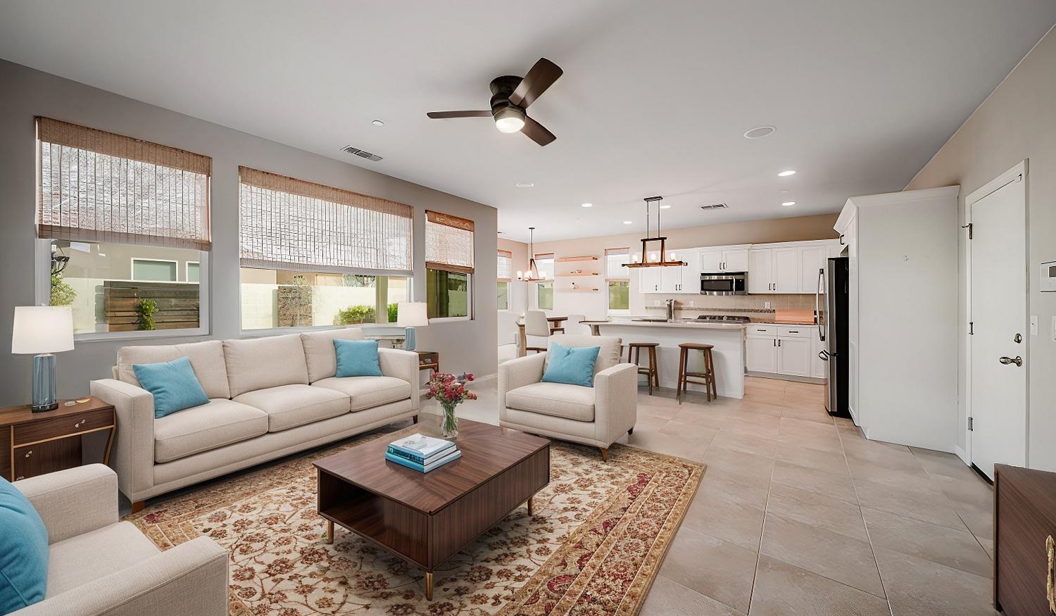 3563 Journey Way Clovis, CA 93619 - Photo 3 of 20 a living room with furniture and a large window