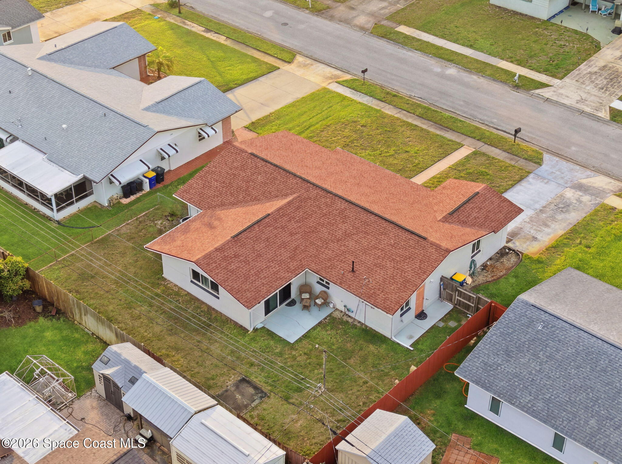 908 Jefferson Road Rockledge, FL 32955 - Photo 30 of 37 an aerial view of a house