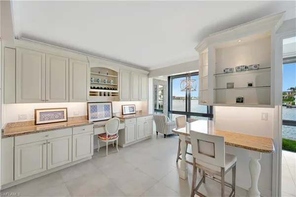 a work place with a chair and gym equipment