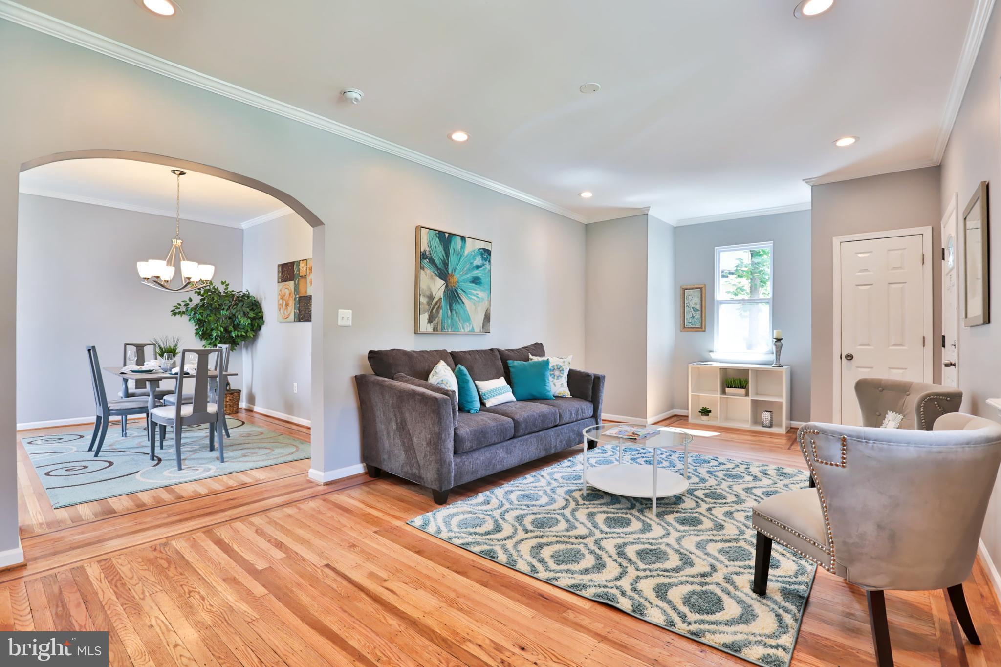 3704 Barrington Road Baltimore, MD 21215 - Photo 3 of 30 Gleaming Hardwood Floors