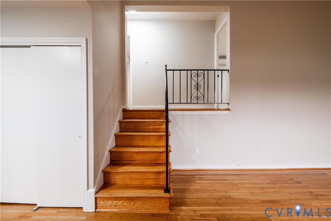 2600 Hungary Road Henrico, VA 23228 - Photo 22 of 43 a view of entryway with wooden floor