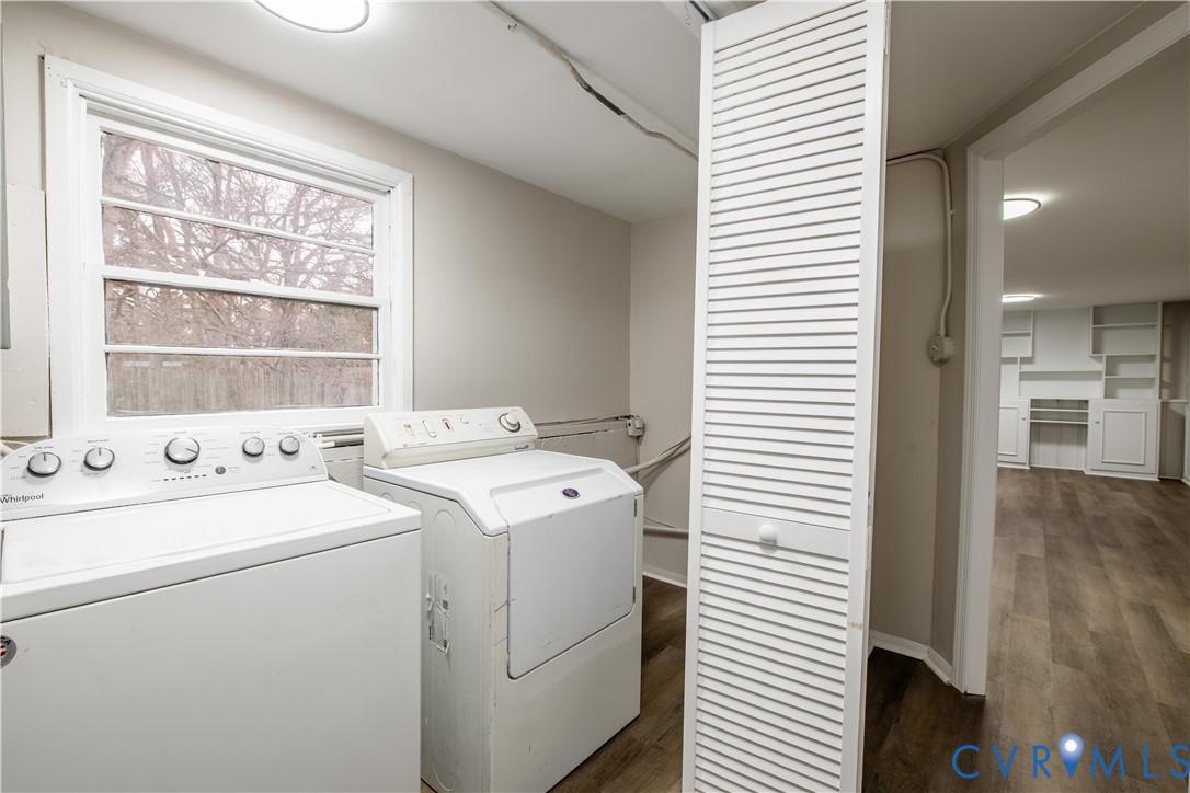2600 Hungary Road Henrico, VA 23228 - Photo 42 of 43 a view of washer and dryer with bathroom in the background