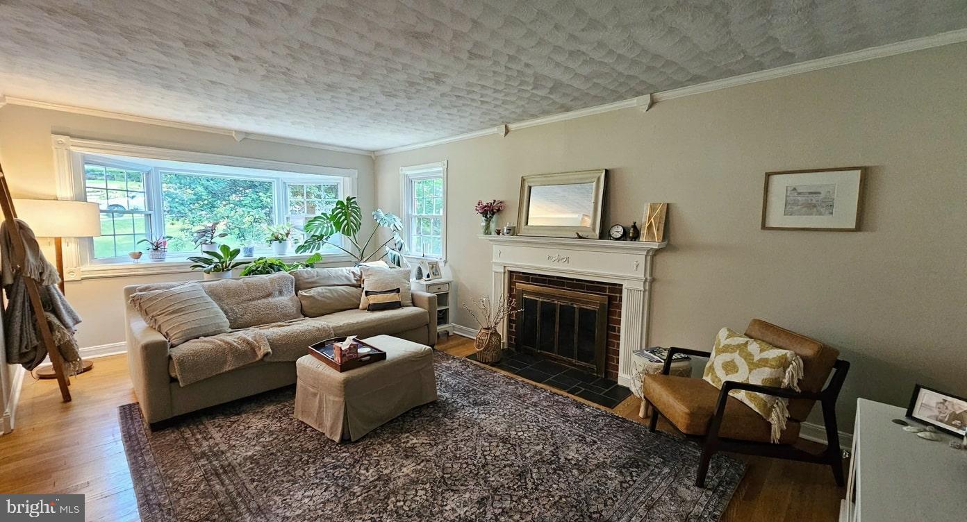 4021 Laurel Road Alexandria, VA 22309 - Photo 3 of 31 a living room with furniture and a fireplace