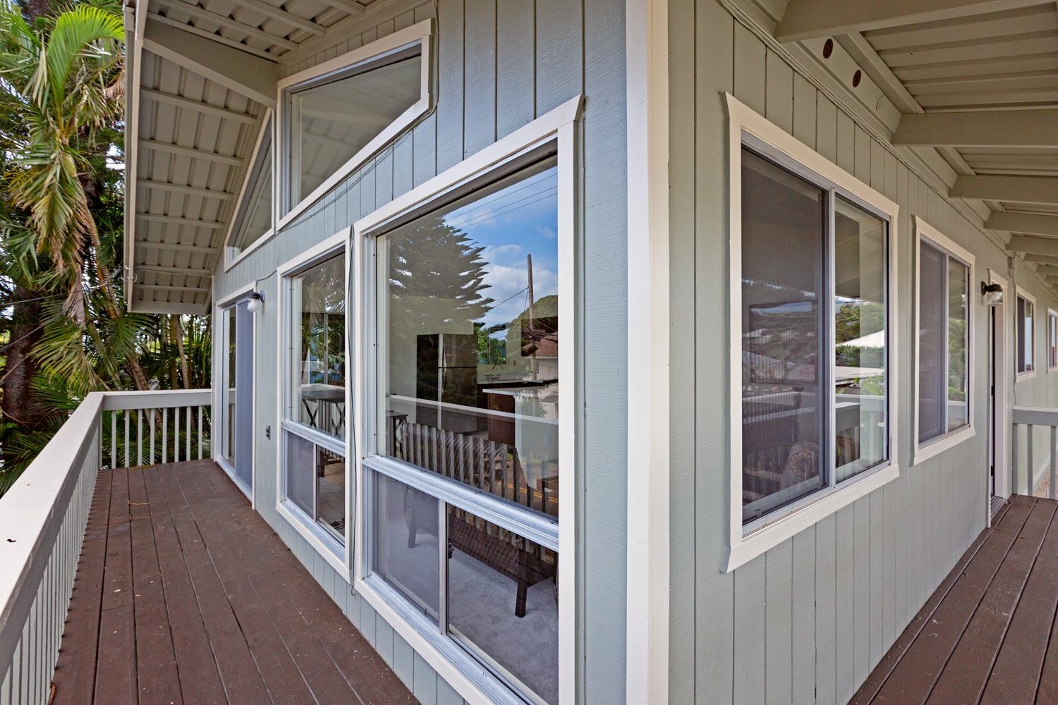 974 Haiku Road Haiku, HI 96708 - Photo 23 of 27 a view of front door deck of house
