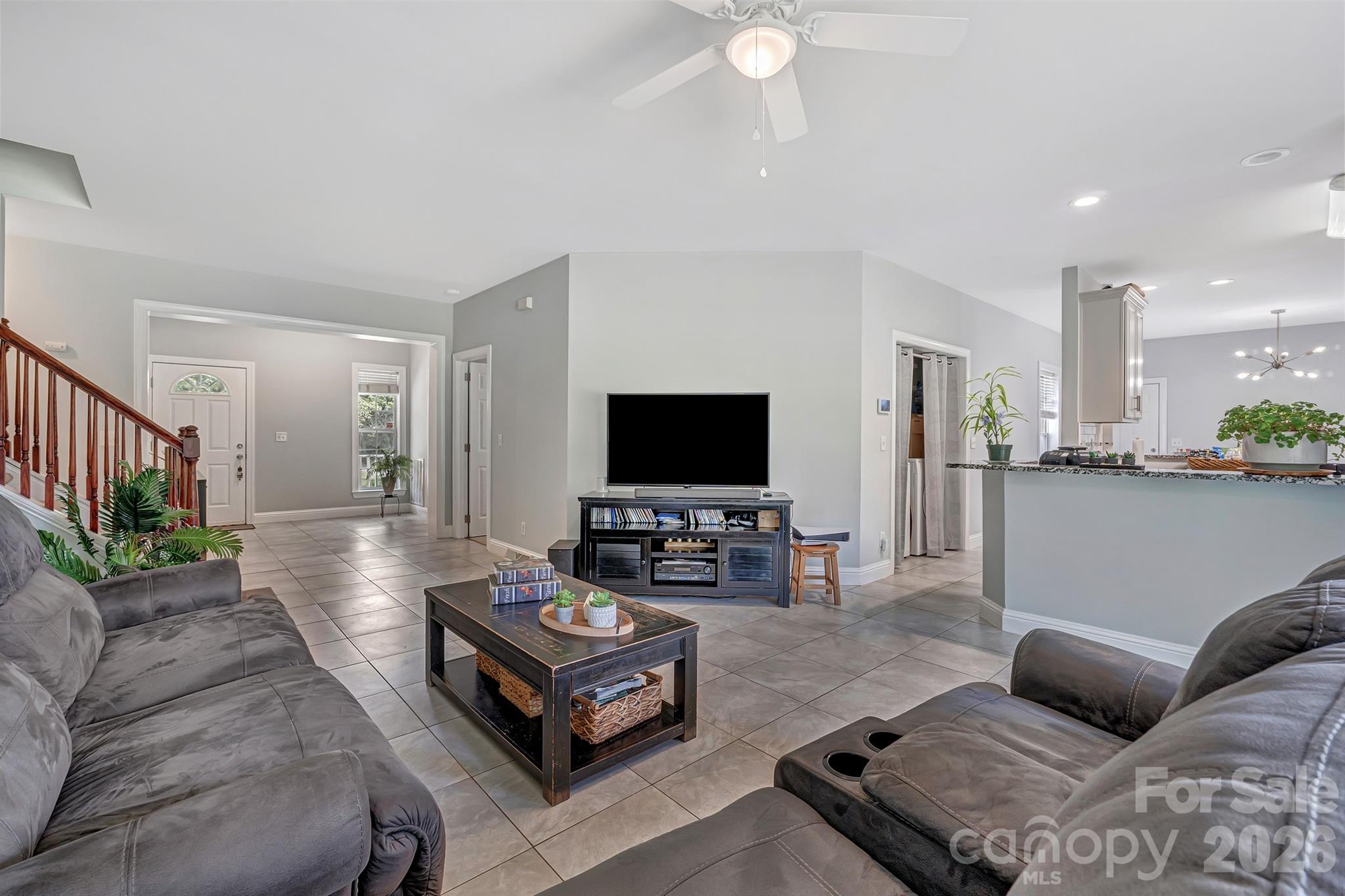 2538 Southside Road Lincolnton, NC 28092 - Photo 11 of 33 a living room with furniture and a flat screen tv