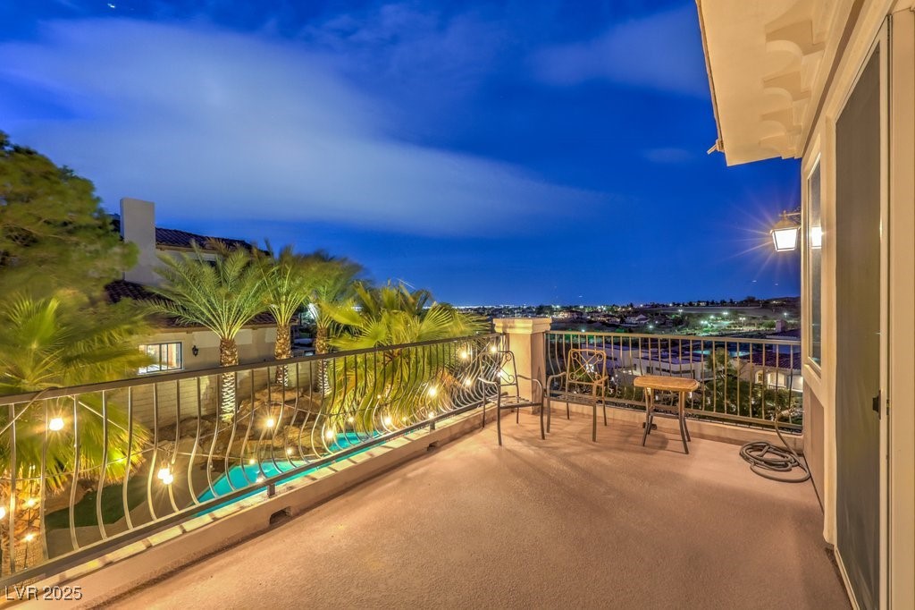 1377 Ruby Sky Court Henderson, NV 89052 - Photo 13 of 61 View from balcony at night