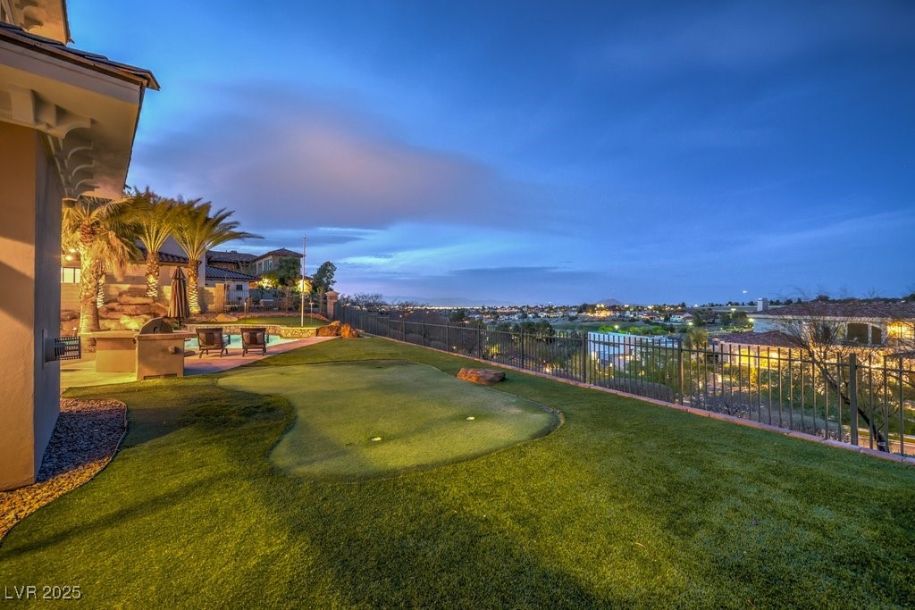 1377 Ruby Sky Court Henderson, NV 89052 - Photo 4 of 61 View of yard with a patio and a fenced backyard