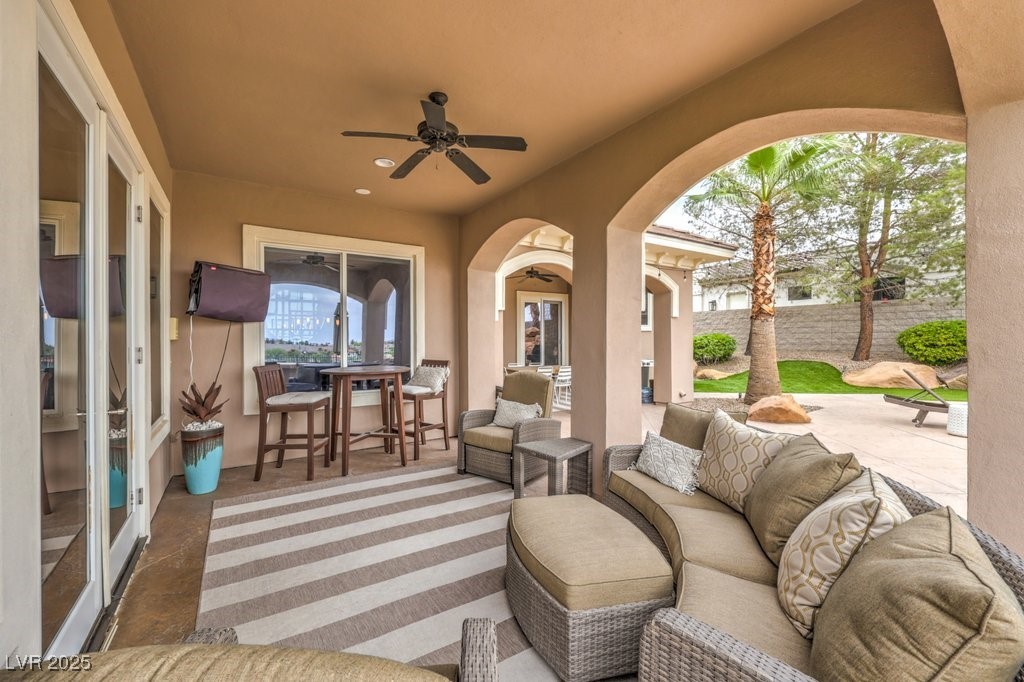 1377 Ruby Sky Court Henderson, NV 89052 - Photo 41 of 61 Cool off in the shade equipped with fan