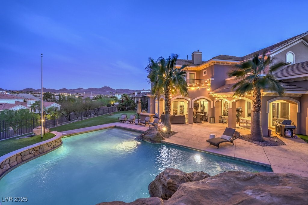 1377 Ruby Sky Court Henderson, NV 89052 - Photo 6 of 61 View of pool featuring a patio, fence, a fenced in
