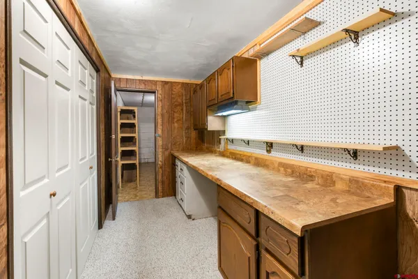 a view of a walk in closet