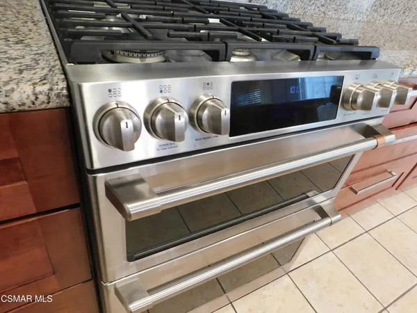 a close view of stove top oven
