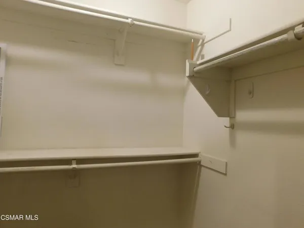 a close view of closet