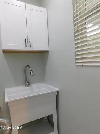 a close view of a sink in a bathroom