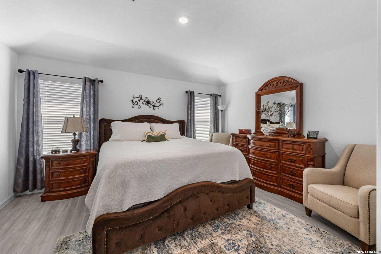 5781 Companion Loop Bulverde, TX 78163 - Photo 9 of 21 a bedroom with a bed and a couch