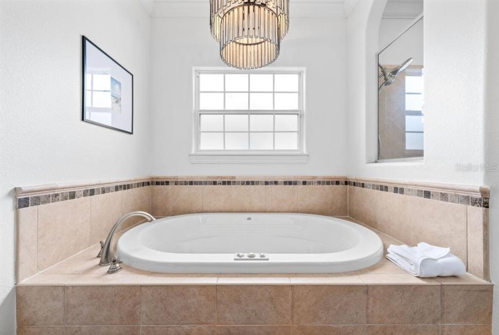 1227 Radiant Street Reunion, FL 34747 - Photo 56 of 70 a bathroom with a tub and window