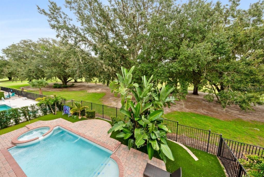 1227 Radiant Street Reunion, FL 34747 - Photo 64 of 70 a view of a garden with an outdoor space