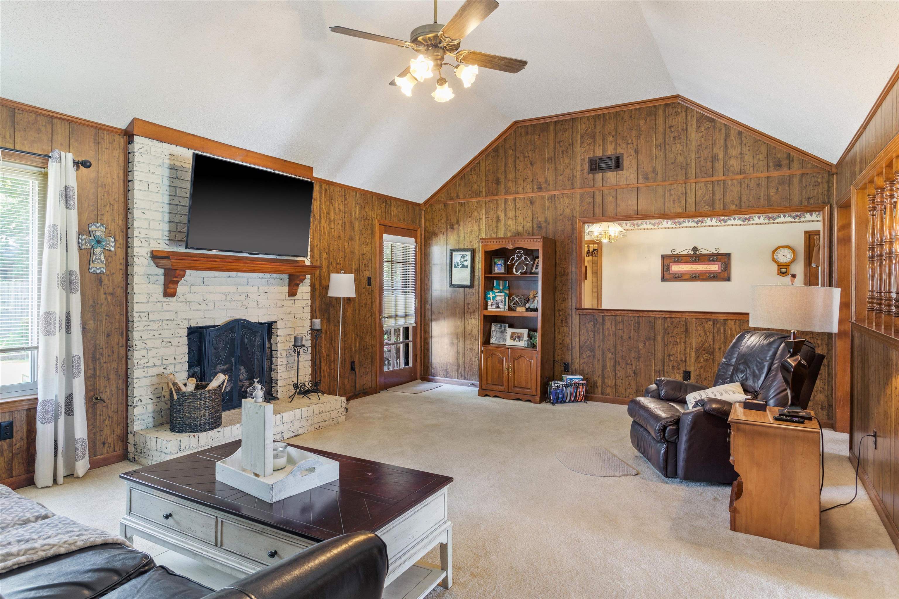 509 Shelton Road Collierville, TN 38017 - Photo 5 of 21 a living room with furniture and a fireplace