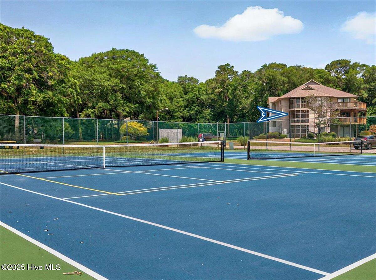 816 Colony Place, Unit D Sunset Beach, NC 28468 - Photo 42 of 51 Newly resurfaced tennis and pickle ball courts