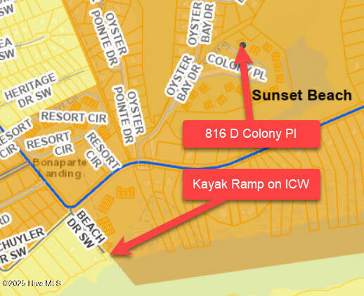 816 Colony Place, Unit D Sunset Beach, NC 28468 - Photo 45 of 51 Kayak Launch Colony