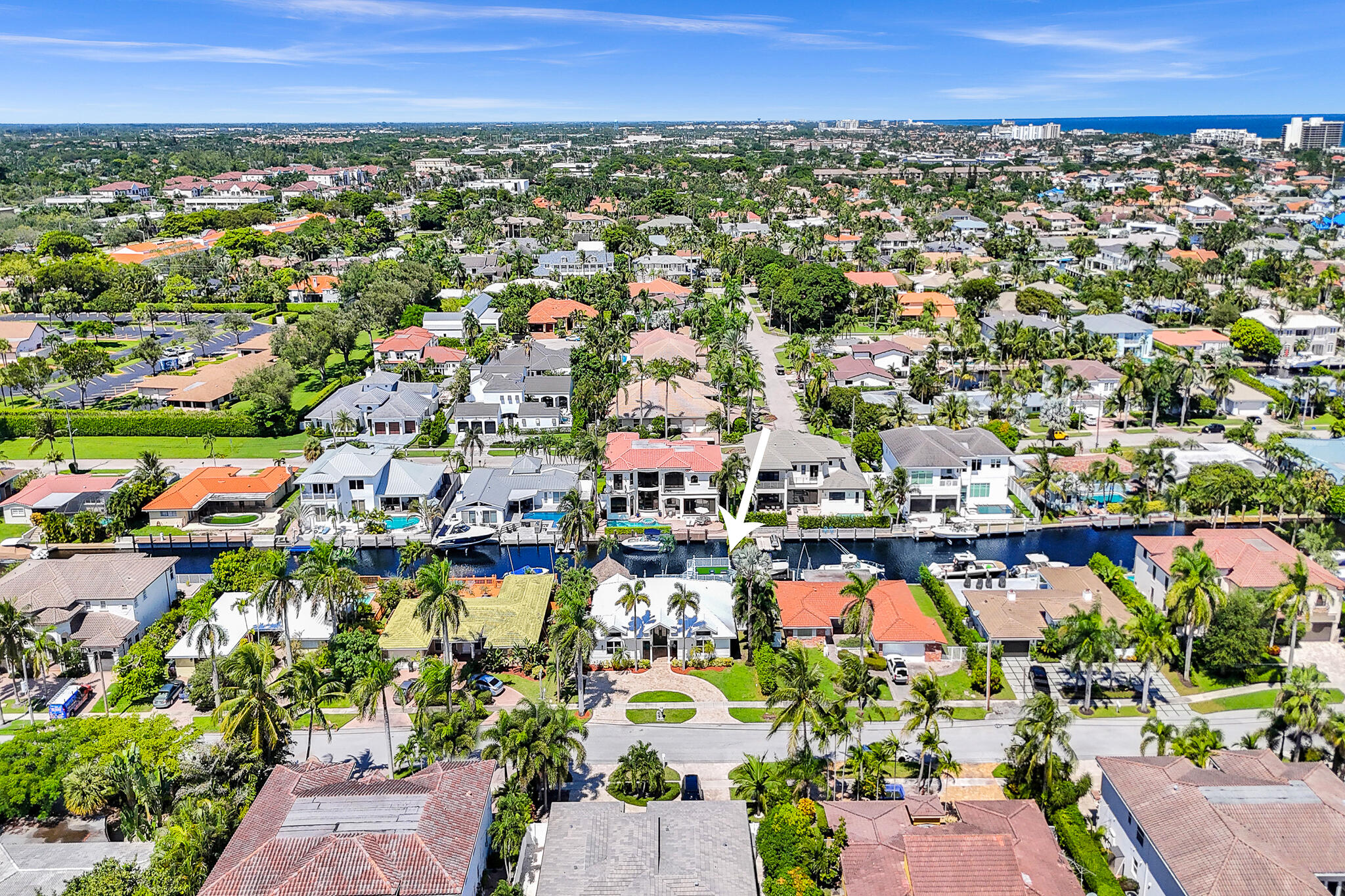 785 Northeast 71st Street Boca Raton, FL 33487 - Photo 56 of 62 an aerial view of a city with lots of residential buildings