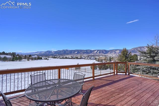 965 Bowstring Road Monument, CO 80132 - Photo 11 of 34 A great place for those summer days and warm winter days. The open space is owned by residents bordering it so no homes will be built which would spoil the view.