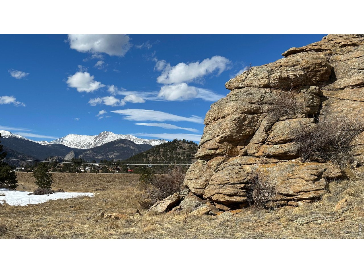 0 Raven Rock Road Estes Park, CO 80517 - Photo 9 of 19 a black and white photo of a lake